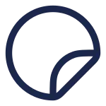 Sticker Circle SVG Icon